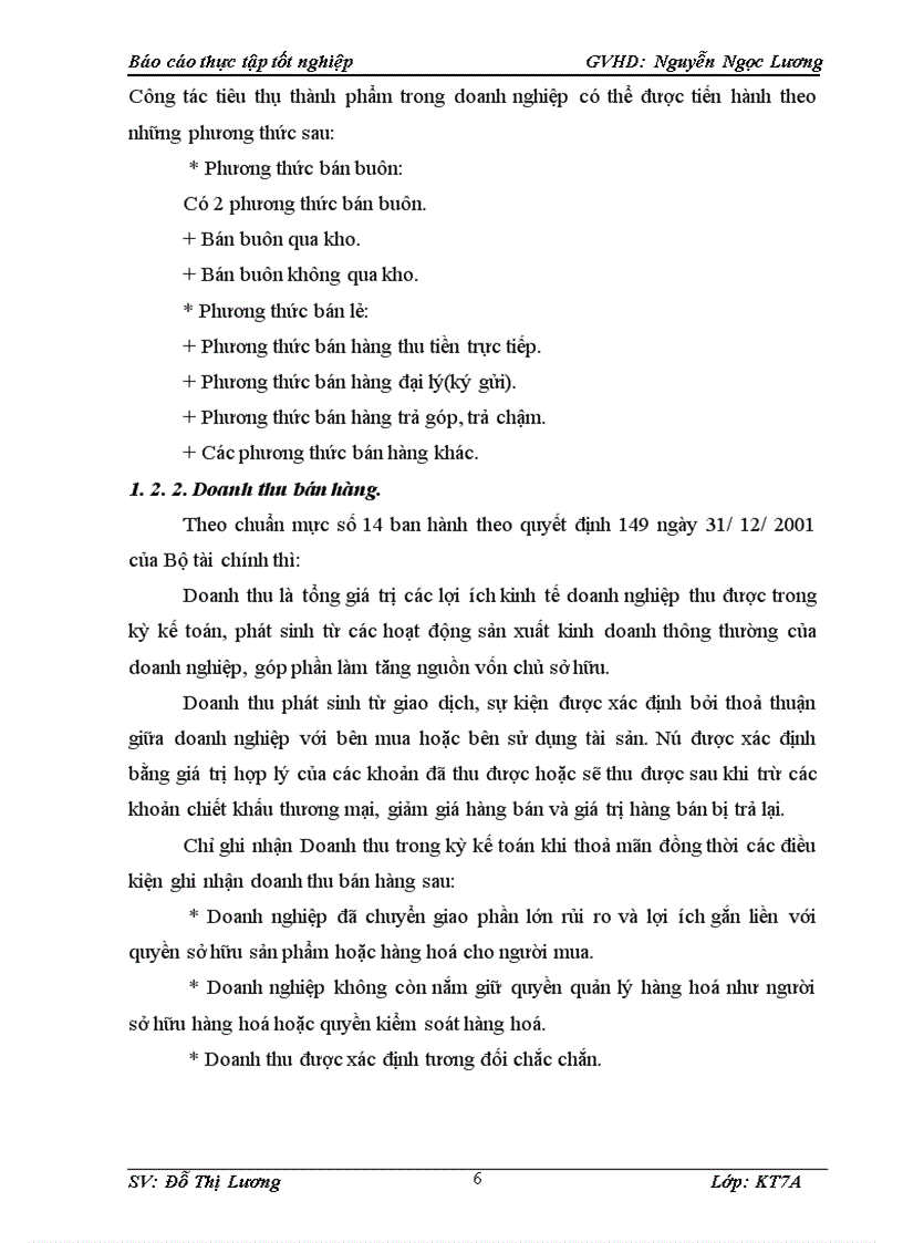 image for page Hoàn thiện kế toán bán hàng và xác định kết quả kinh doanh tại Công ty TNHH TM Đồng Lực