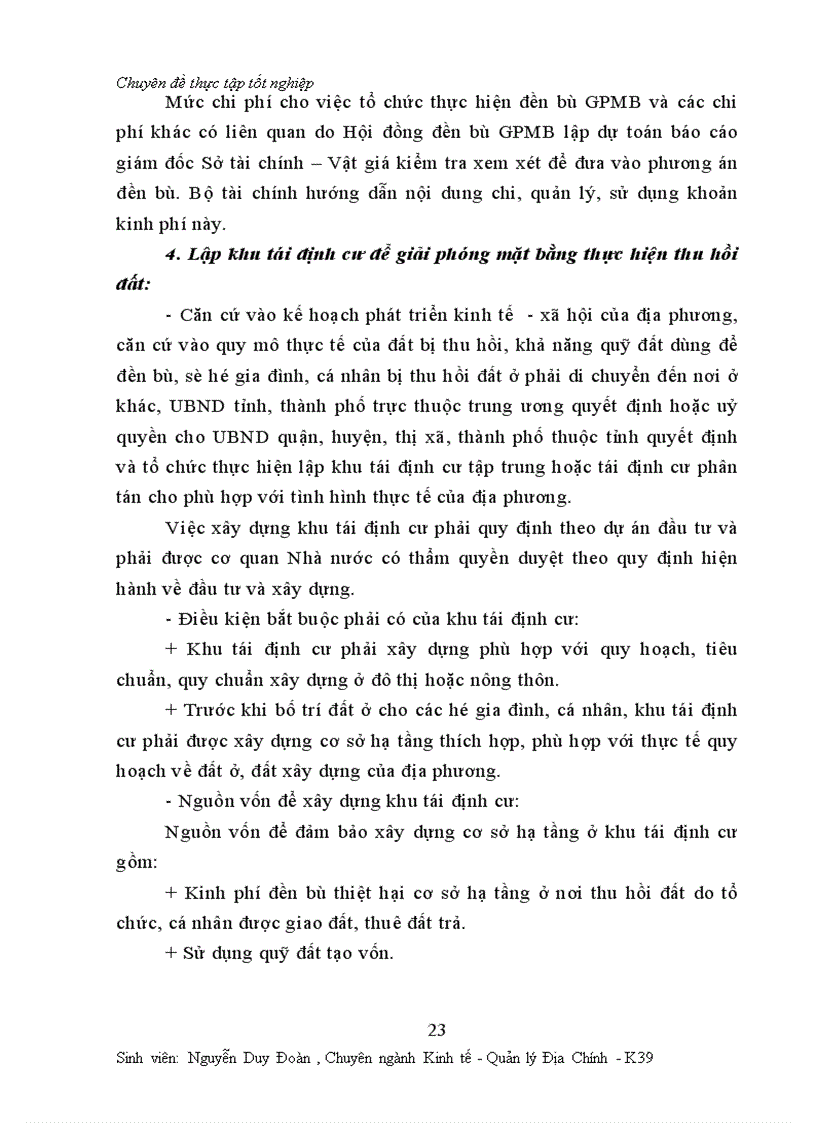image for page Một số vấn đề về công tác đền bù thiệt hại giải phóng mặt bằng ở Thành phố Hà nội
