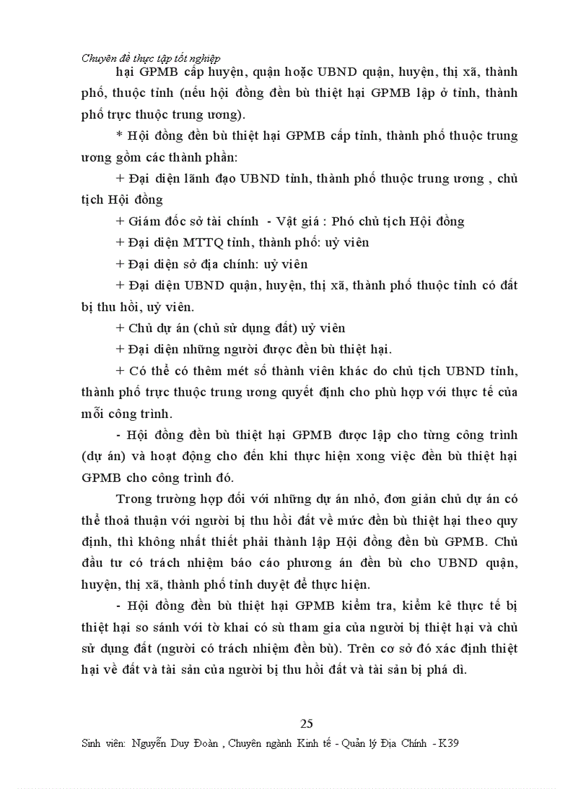image for page Một số vấn đề về công tác đền bù thiệt hại giải phóng mặt bằng ở Thành phố Hà nội