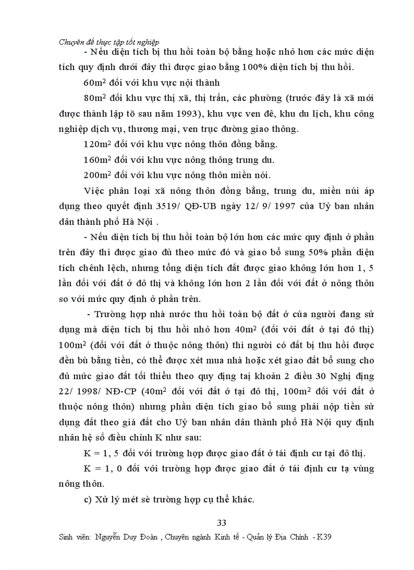 image for page Một số vấn đề về công tác đền bù thiệt hại giải phóng mặt bằng ở Thành phố Hà nội