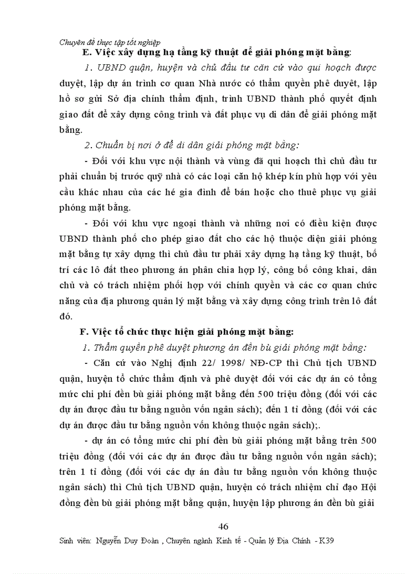 image for page Một số vấn đề về công tác đền bù thiệt hại giải phóng mặt bằng ở Thành phố Hà nội