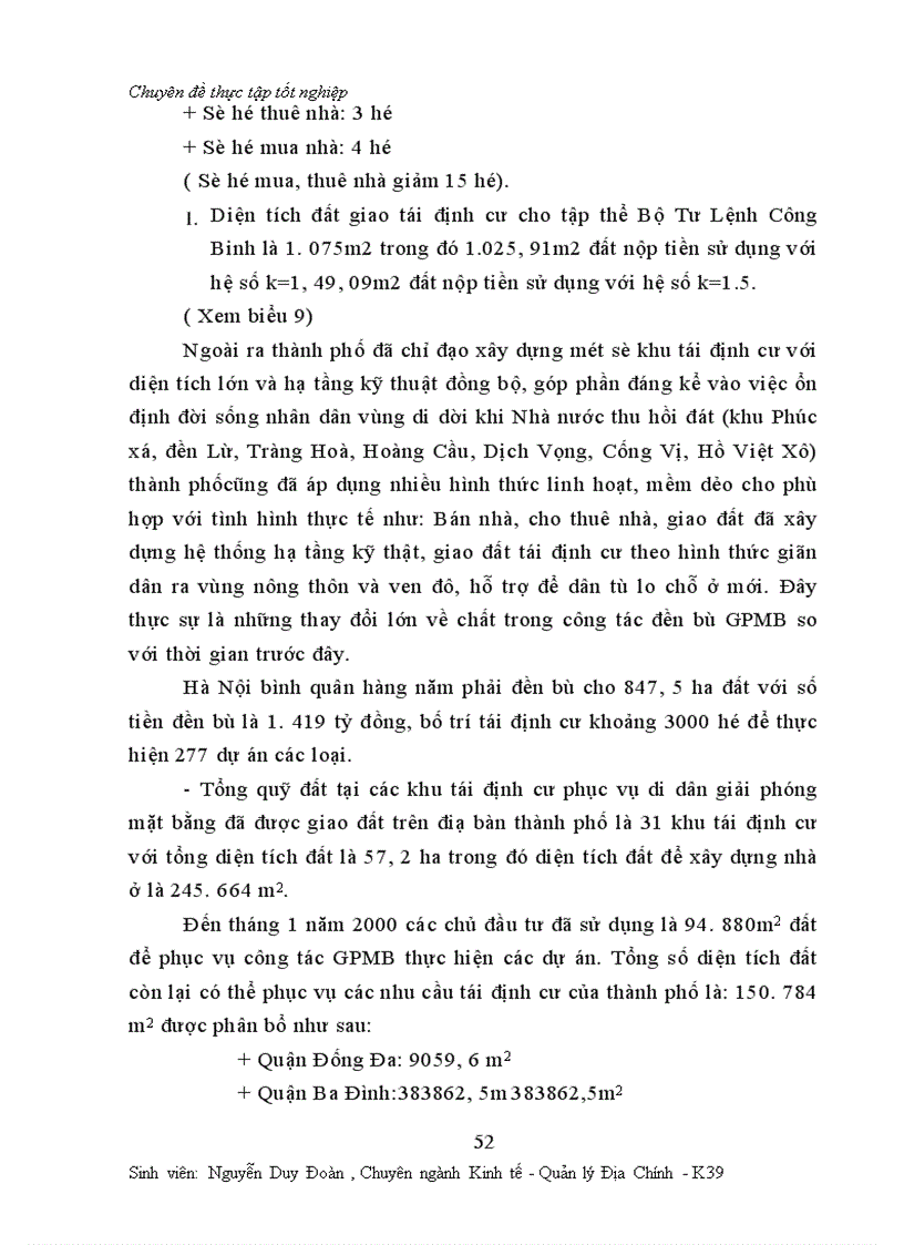 image for page Một số vấn đề về công tác đền bù thiệt hại giải phóng mặt bằng ở Thành phố Hà nội