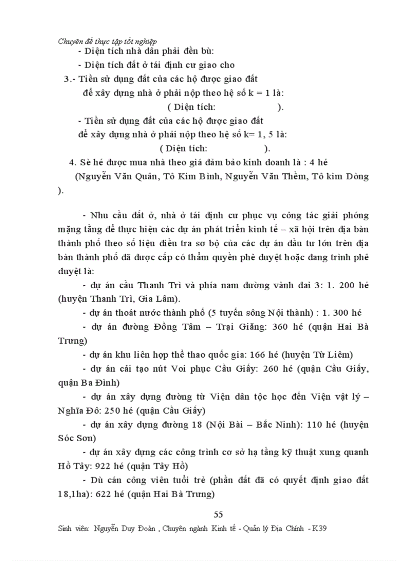 image for page Một số vấn đề về công tác đền bù thiệt hại giải phóng mặt bằng ở Thành phố Hà nội