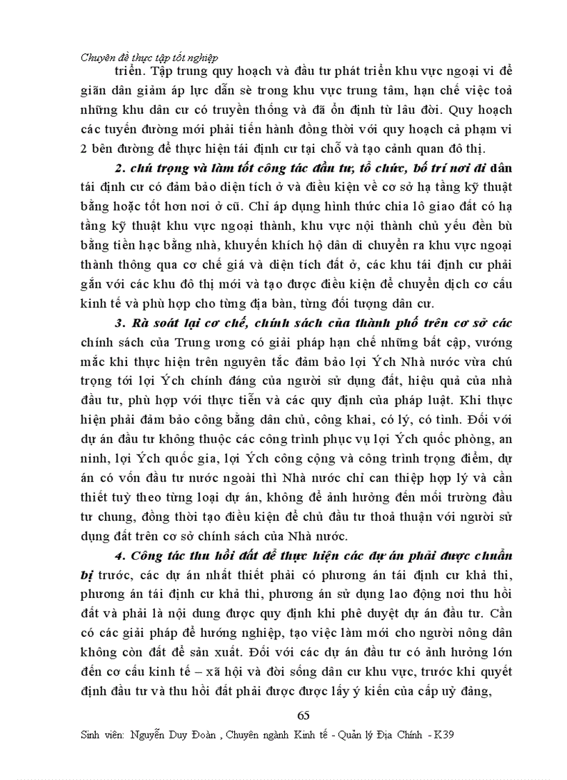 image for page Một số vấn đề về công tác đền bù thiệt hại giải phóng mặt bằng ở Thành phố Hà nội
