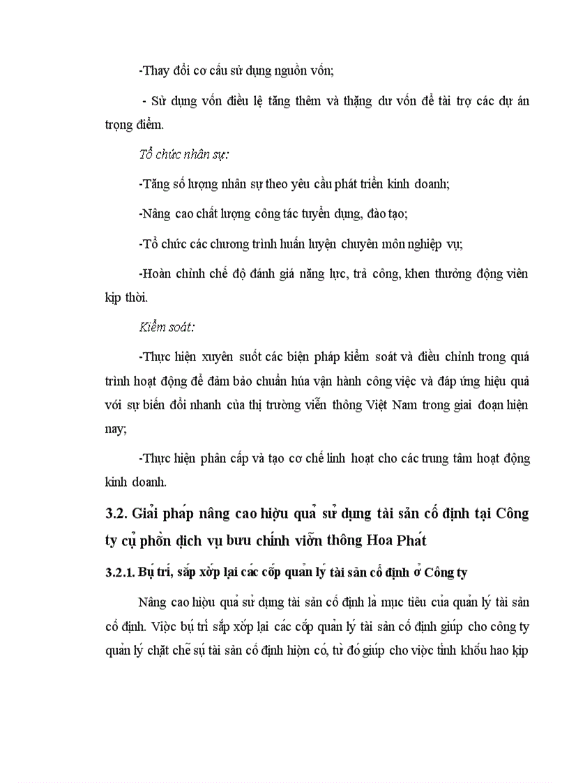 image for page Nâng cao hiệu quả sử dụng tài sản cố định tại Công ty Cổ phần dịch vụ bưu chính viễn thông Hoa Phát