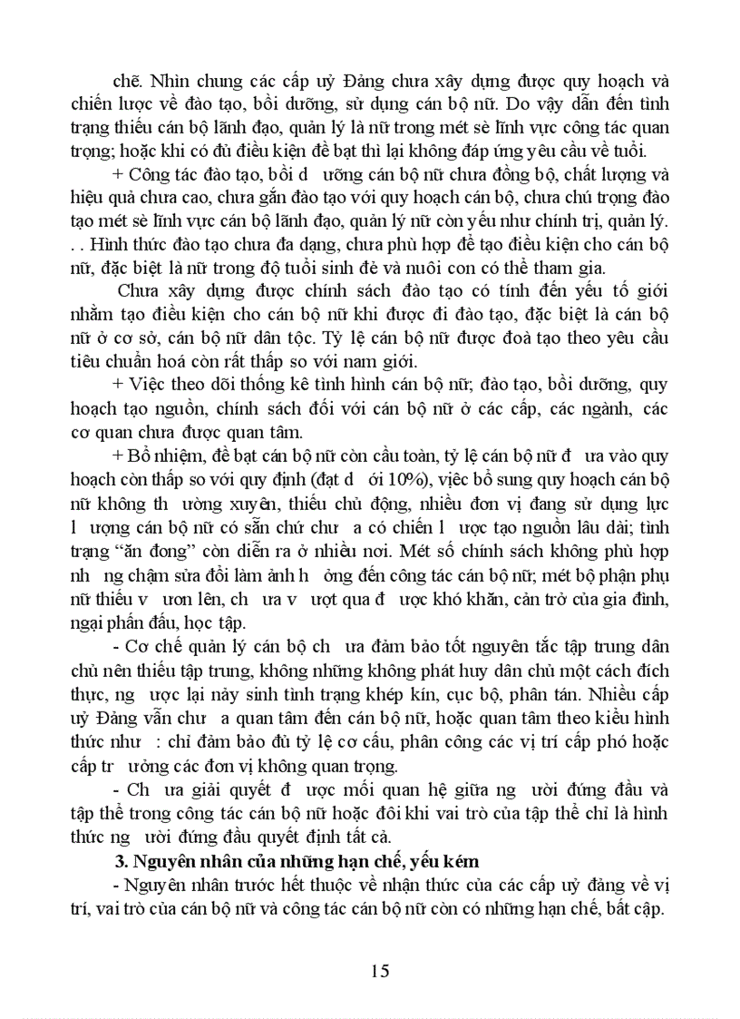 image for page Một số giải pháp xây dựng và phát triển đội ngũ cán bộ nữ lãnh đạo, quản lý đảng, đoàn thể