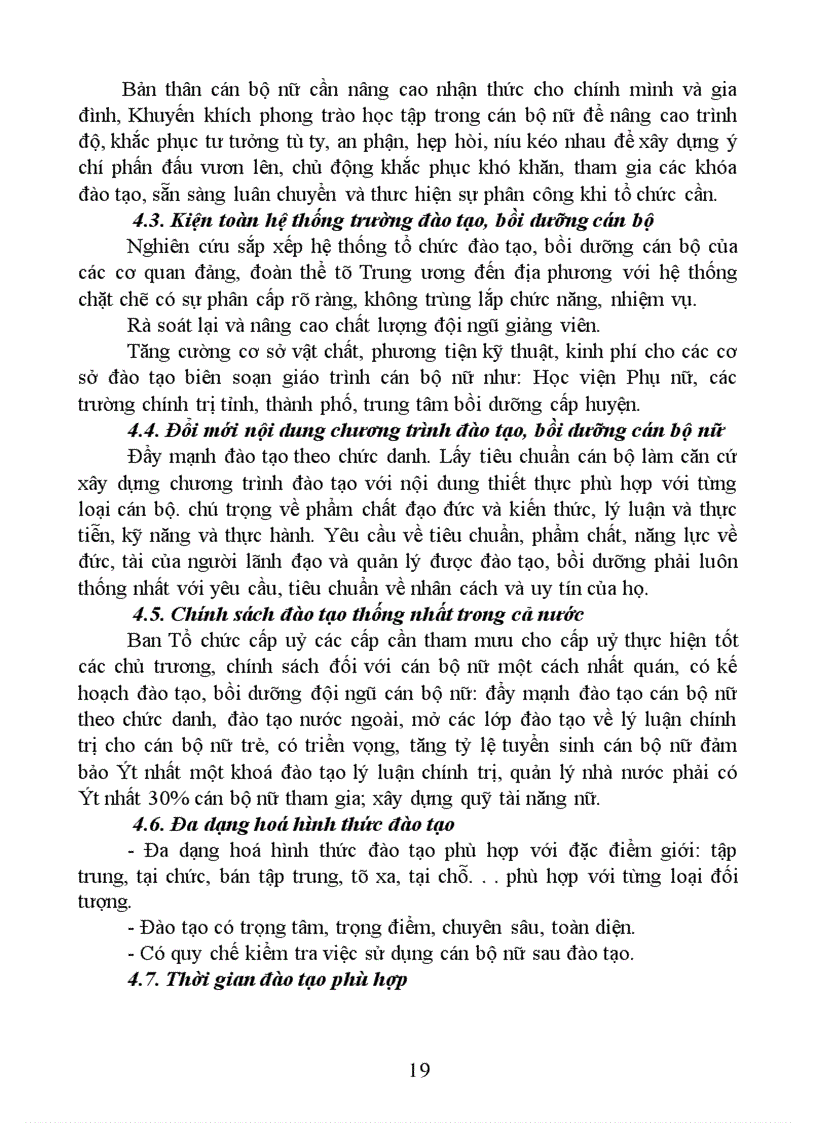 image for page Một số giải pháp xây dựng và phát triển đội ngũ cán bộ nữ lãnh đạo, quản lý đảng, đoàn thể