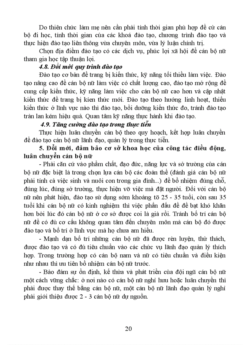 image for page Một số giải pháp xây dựng và phát triển đội ngũ cán bộ nữ lãnh đạo, quản lý đảng, đoàn thể