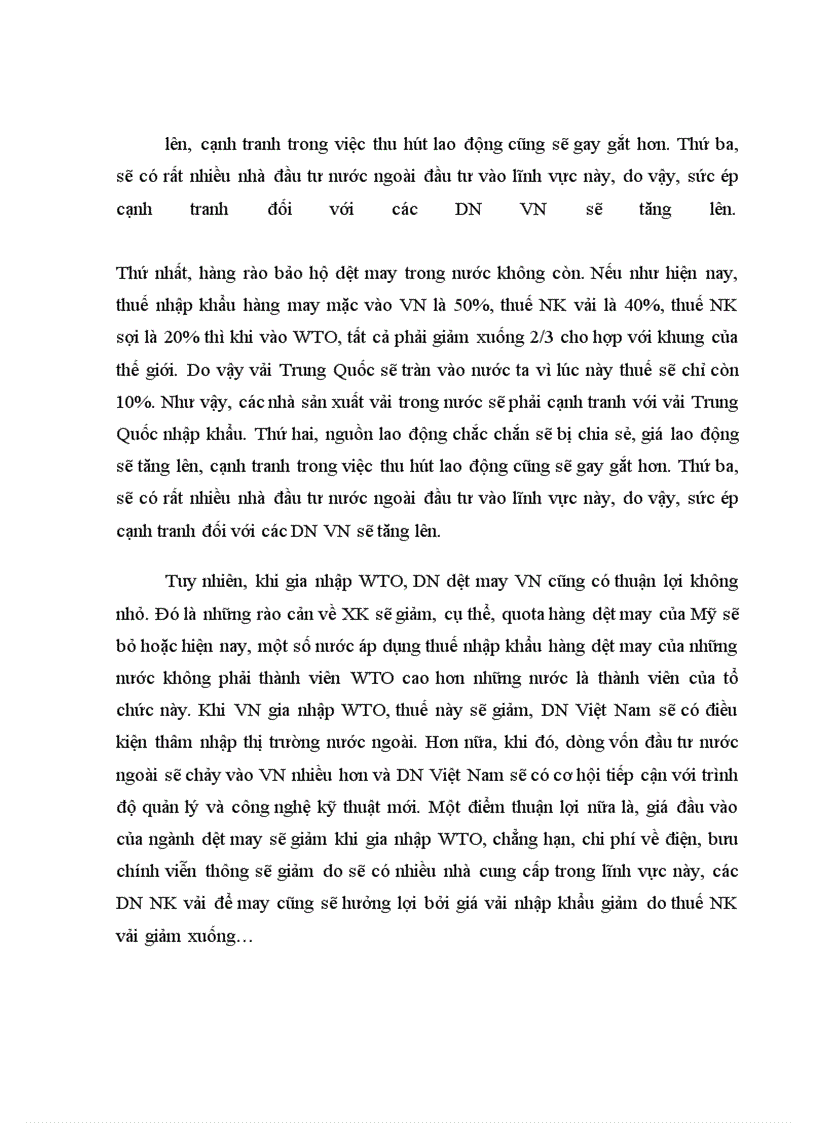 image for page Thực trạng doanh nghiệp dệt may Việt Nam