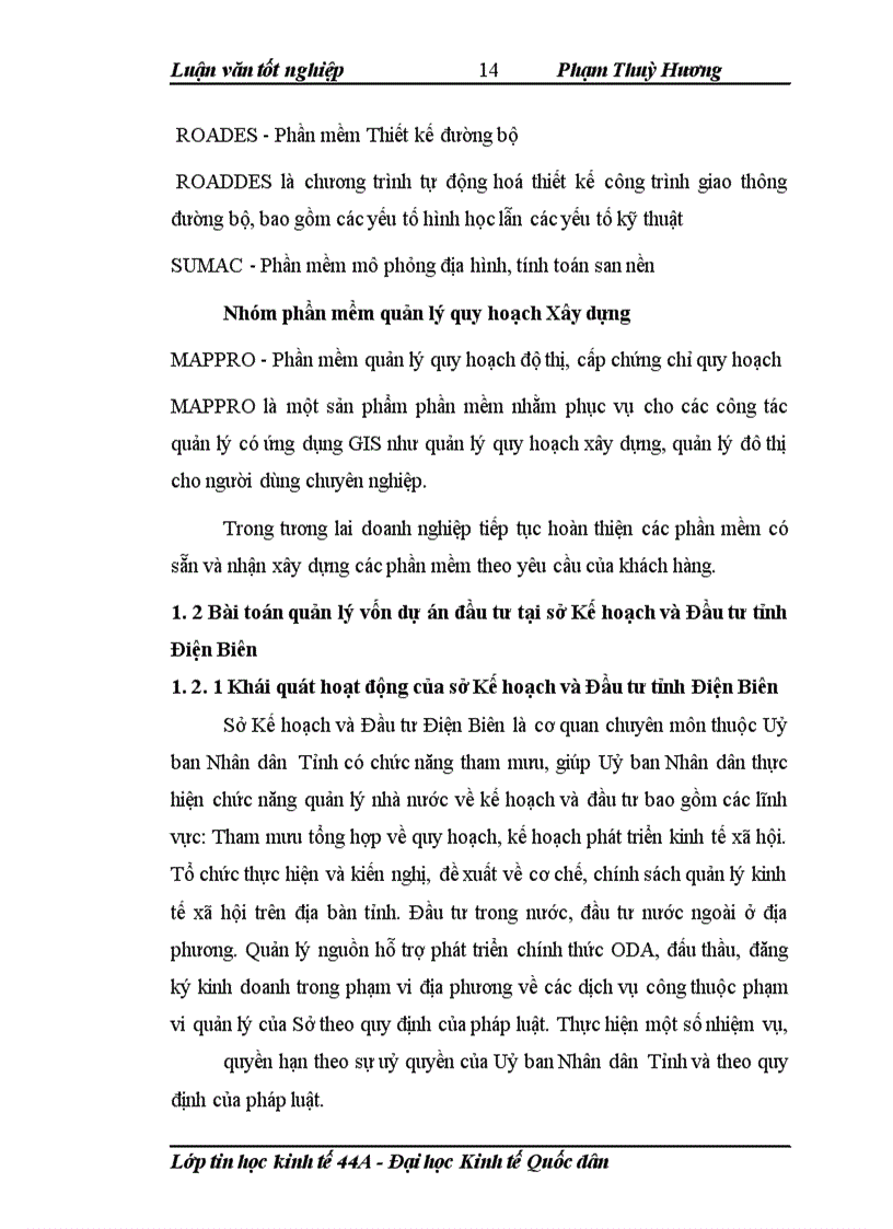 image for page Xây dựng phần mềm quản lý vốn dự án đầu tư cho sở kế hoạch và đầu tư tỉnh điện biên