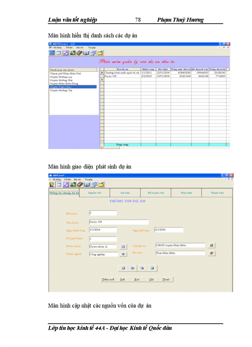 image for page Xây dựng phần mềm quản lý vốn dự án đầu tư cho sở kế hoạch và đầu tư tỉnh điện biên