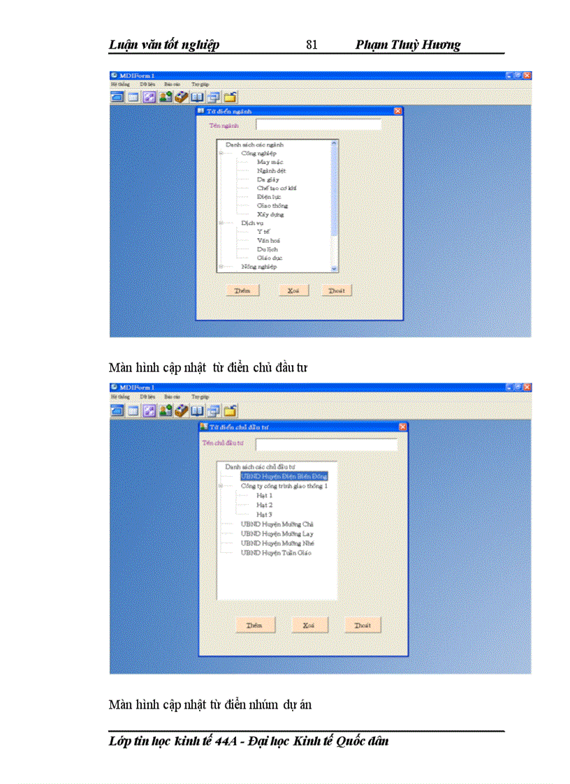 image for page Xây dựng phần mềm quản lý vốn dự án đầu tư cho sở kế hoạch và đầu tư tỉnh điện biên