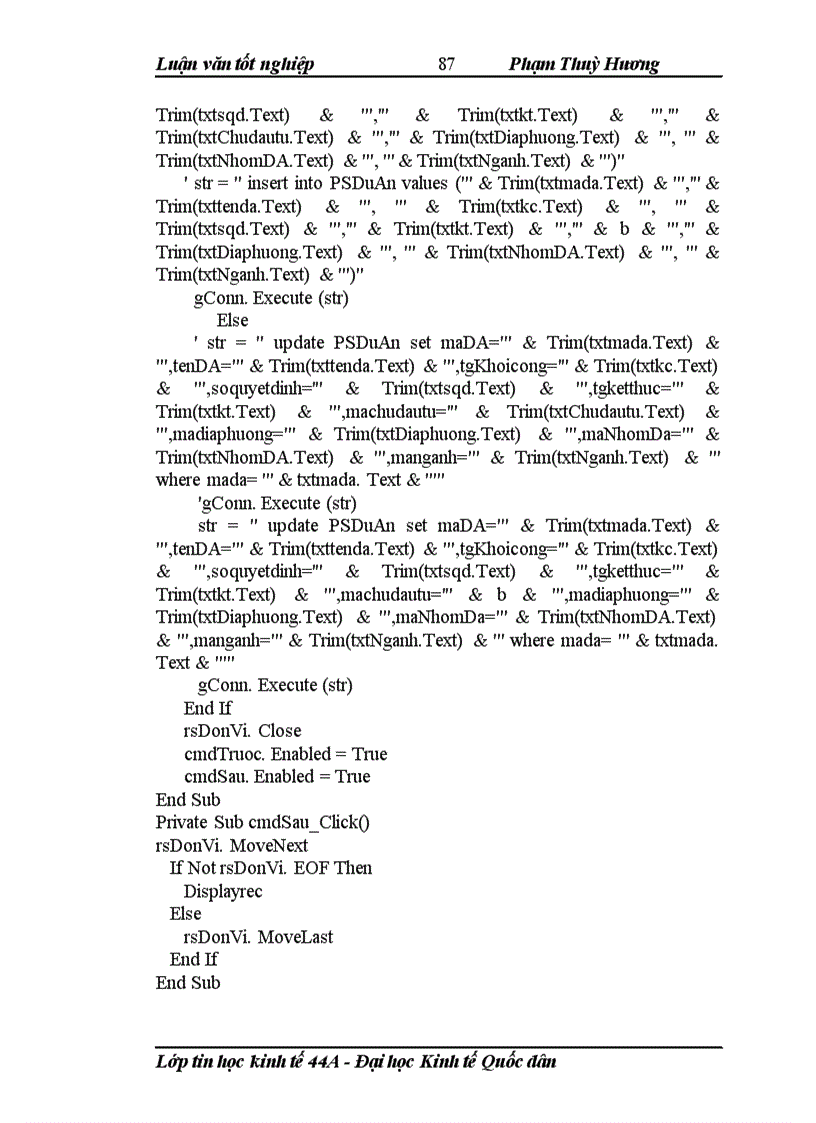 image for page Xây dựng phần mềm quản lý vốn dự án đầu tư cho sở kế hoạch và đầu tư tỉnh điện biên