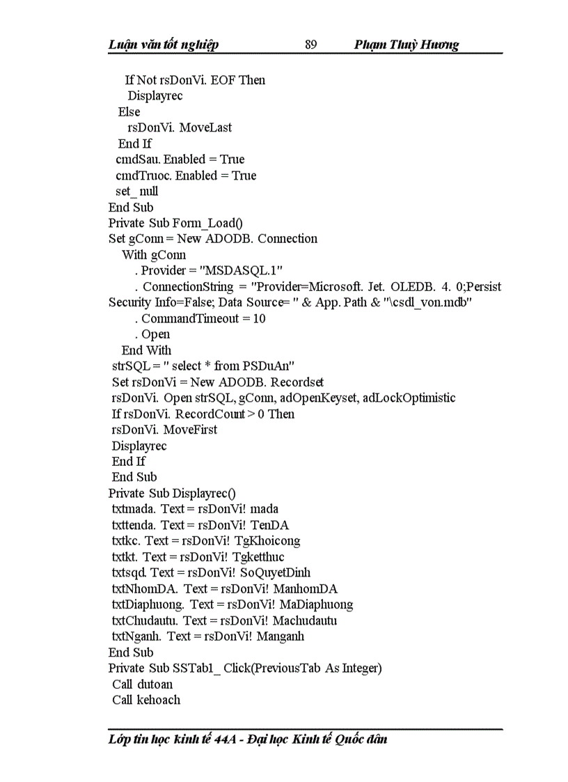 image for page Xây dựng phần mềm quản lý vốn dự án đầu tư cho sở kế hoạch và đầu tư tỉnh điện biên