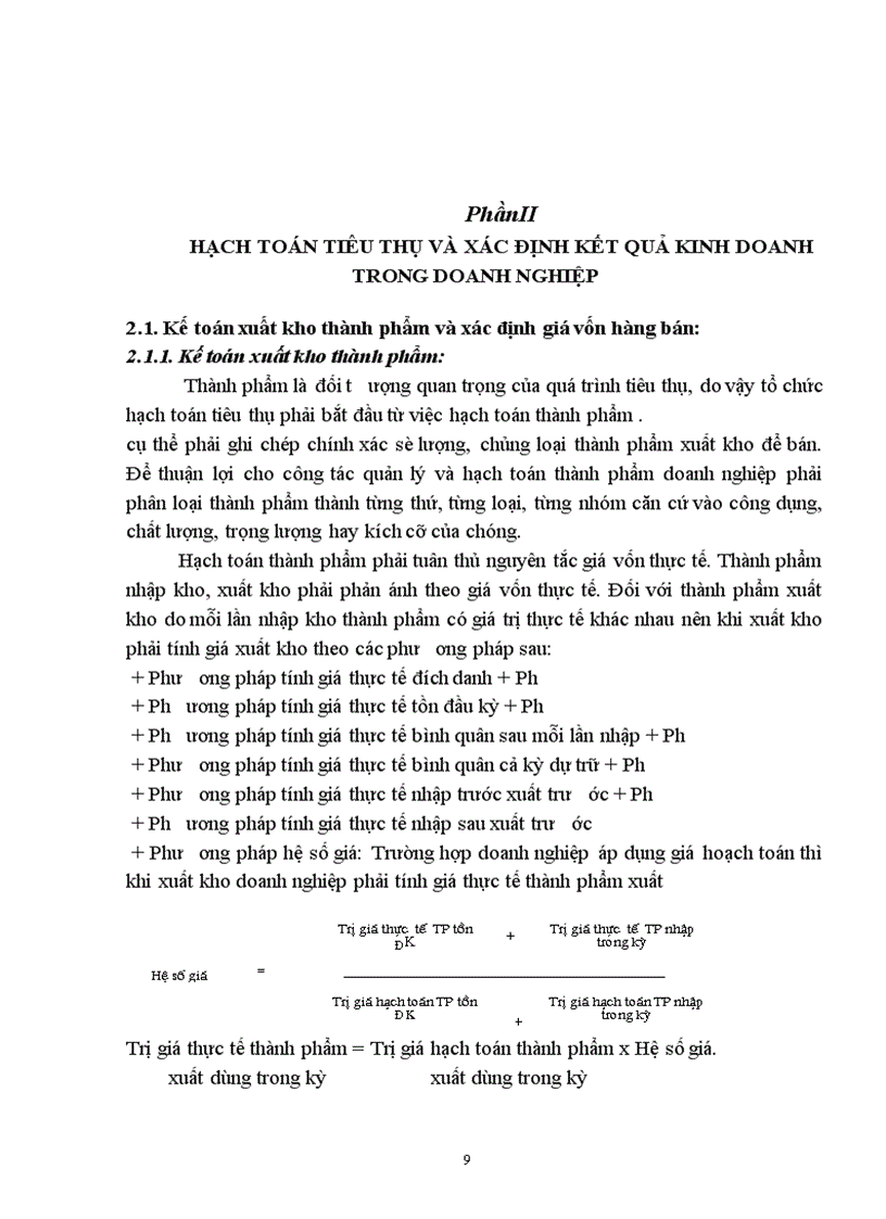 image for page Hoàn thiện kế toán tiêu thụ thành phẩm và xác định kết quả kinh doanh