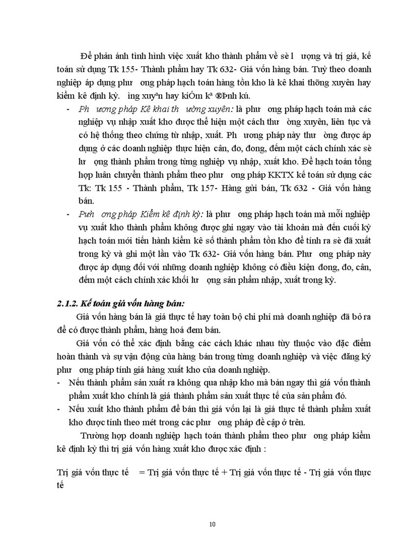 image for page Hoàn thiện kế toán tiêu thụ thành phẩm và xác định kết quả kinh doanh
