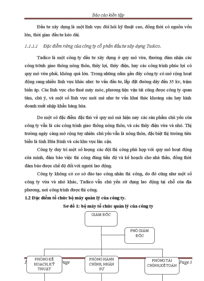 image for page Thực trạng tổ chức hoạt động kế toán tại công ty Cổ phần đầu tư xây dựng Tadico
