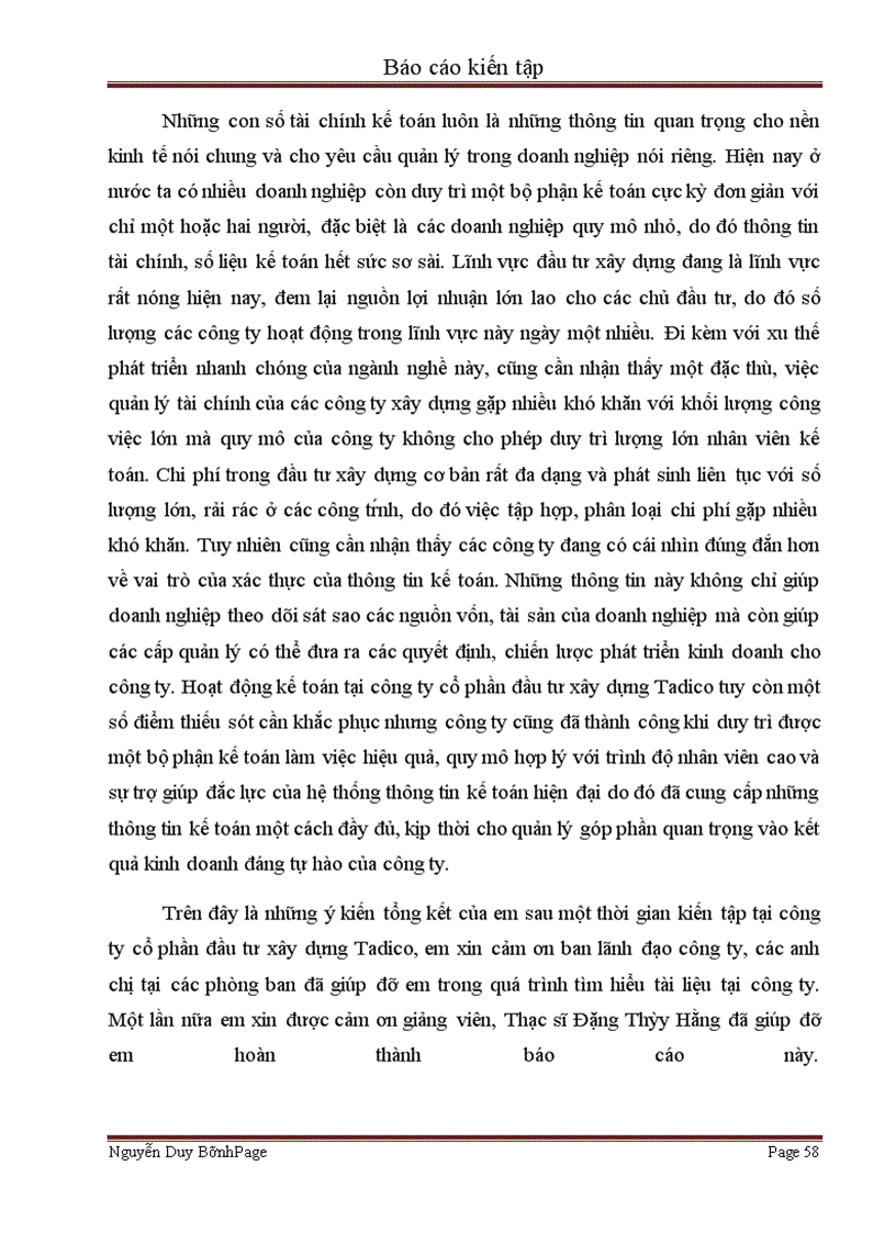 image for page Thực trạng tổ chức hoạt động kế toán tại công ty Cổ phần đầu tư xây dựng Tadico