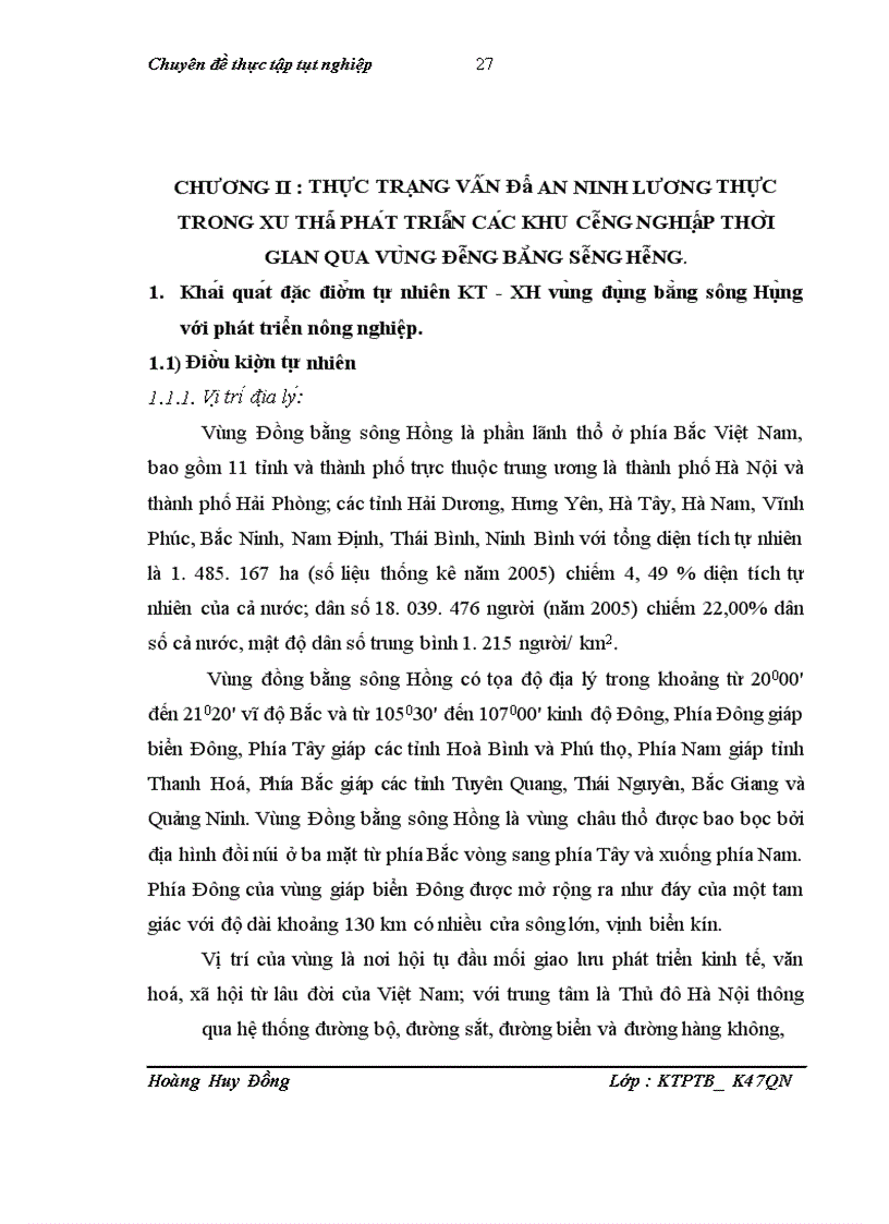 image for page Giải pháp cho vấn đề an ninh lương thực trong xu thế phát triển các khu công nghiệp vùng đồng bằng sông Hồng