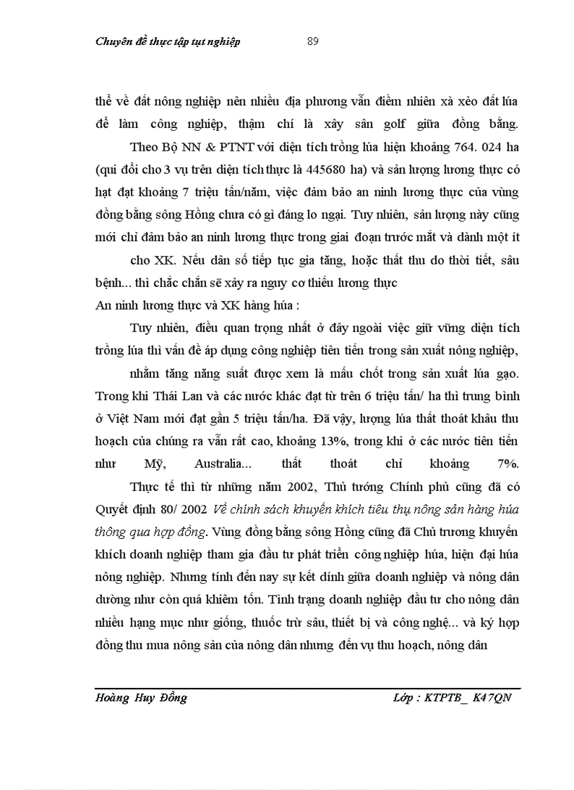 image for page Giải pháp cho vấn đề an ninh lương thực trong xu thế phát triển các khu công nghiệp vùng đồng bằng sông Hồng