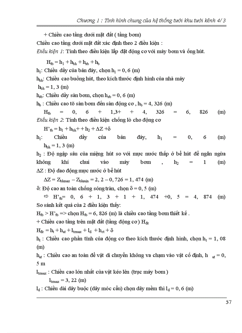 image for page Thiết kế sơ bộ trạm bơm tưới Việt Hoà - Tỉnh Bắc Giang