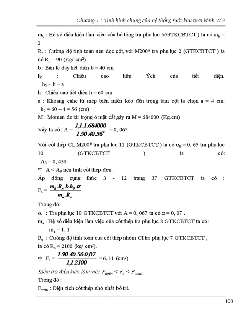 image for page Thiết kế sơ bộ trạm bơm tưới Việt Hoà - Tỉnh Bắc Giang