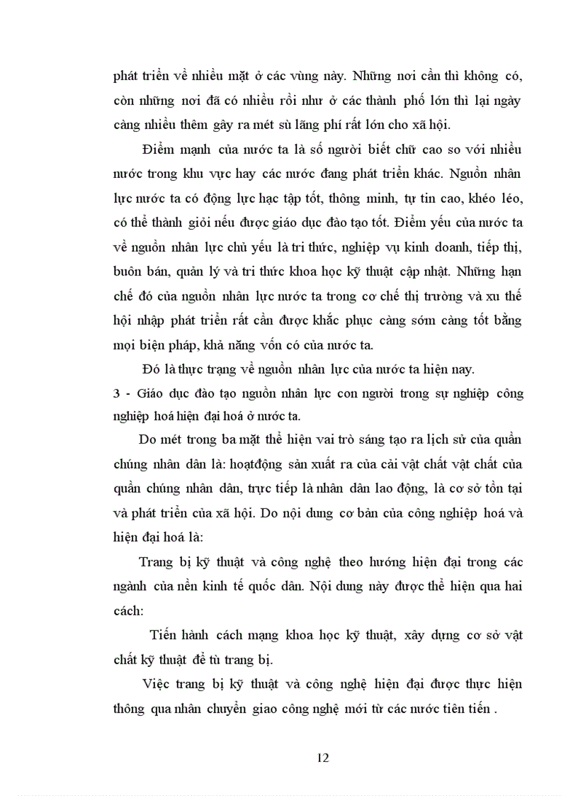 image for page Nguồn lực con người trong sự nghiệp công nghiệp hoá - hiện đại hoá