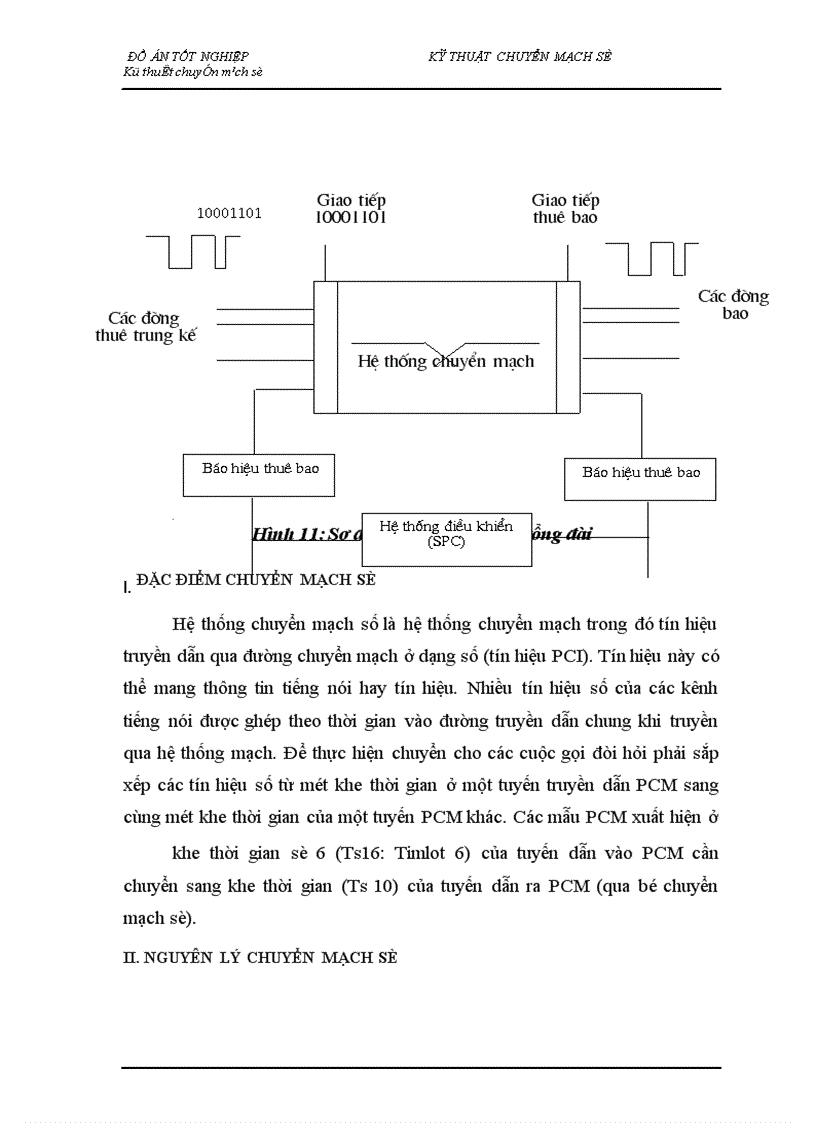 image for page Nghiên cứu tổng quan về kỹ thuật chuyển mạch trong tổng đài ALCATEL 1000 E10