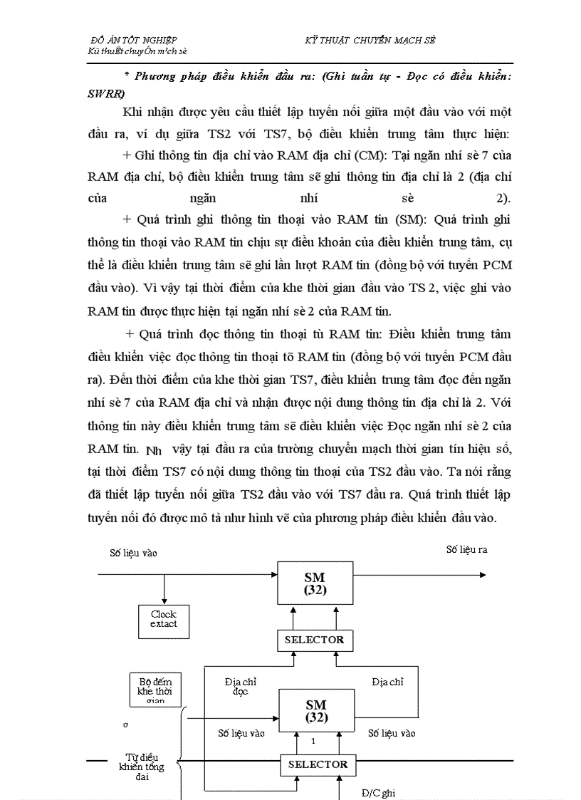 image for page Nghiên cứu tổng quan về kỹ thuật chuyển mạch trong tổng đài ALCATEL 1000 E10