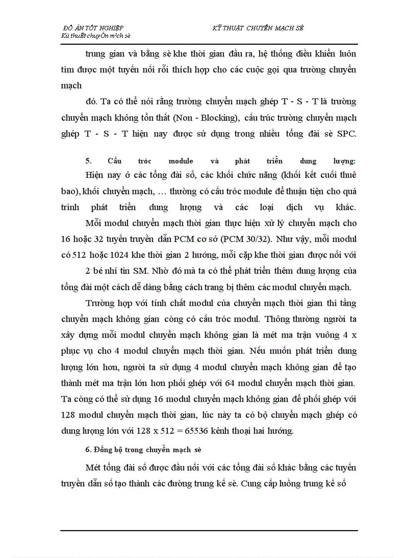 image for page Nghiên cứu tổng quan về kỹ thuật chuyển mạch trong tổng đài ALCATEL 1000 E10