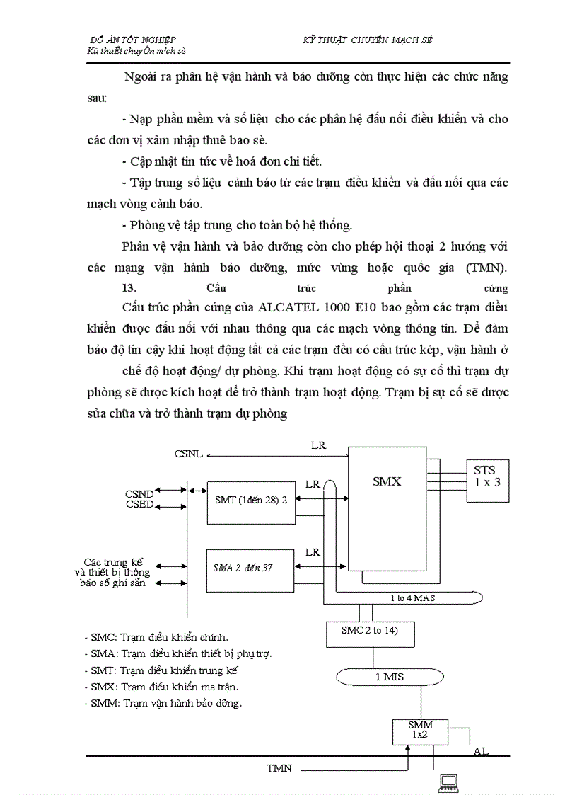 image for page Nghiên cứu tổng quan về kỹ thuật chuyển mạch trong tổng đài ALCATEL 1000 E10