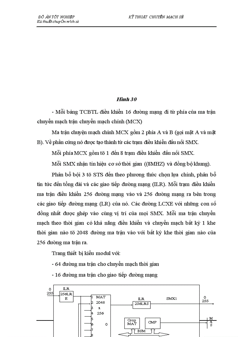image for page Nghiên cứu tổng quan về kỹ thuật chuyển mạch trong tổng đài ALCATEL 1000 E10