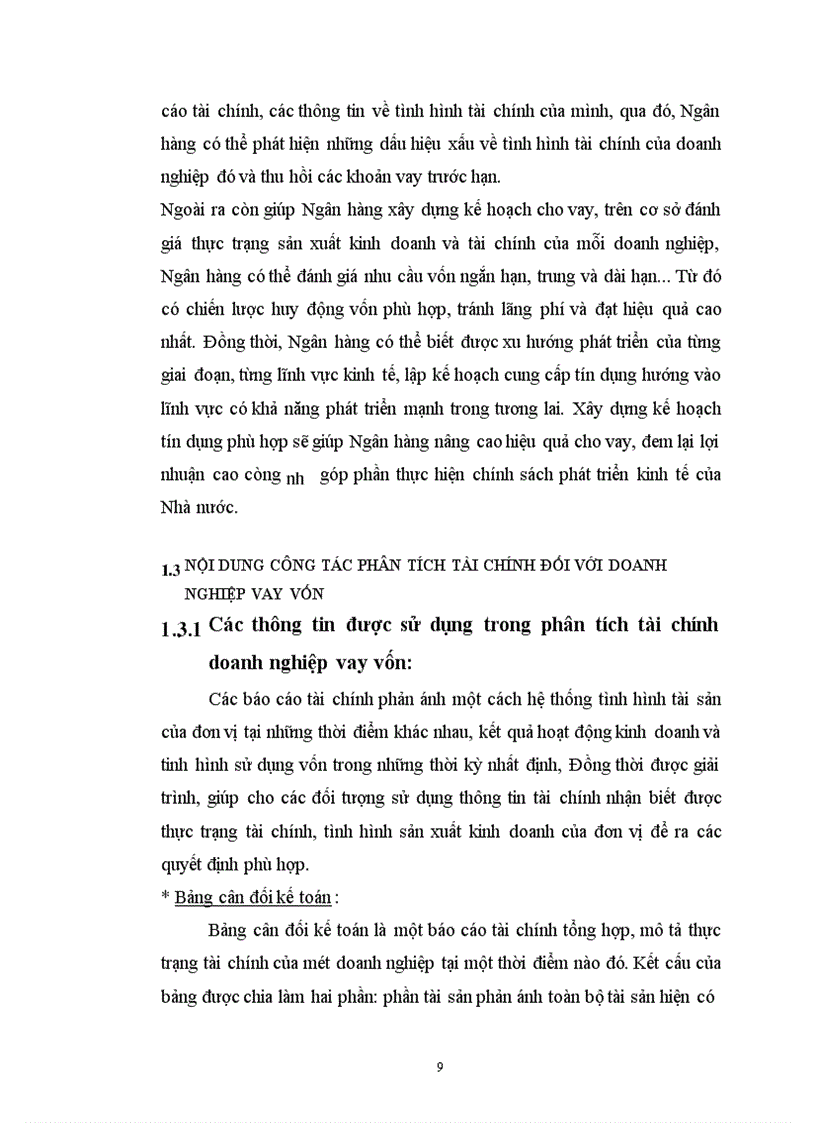 image for page Giải pháp nâng cao chất lượng phân tích tài chính đối với doanh nghiệp vay vốn tại Chi nhánh NHNo &PTNT Nam Hà Nội
