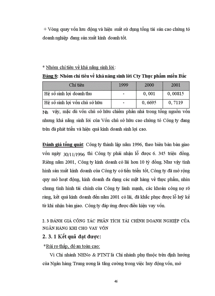 image for page Giải pháp nâng cao chất lượng phân tích tài chính đối với doanh nghiệp vay vốn tại Chi nhánh NHNo &PTNT Nam Hà Nội