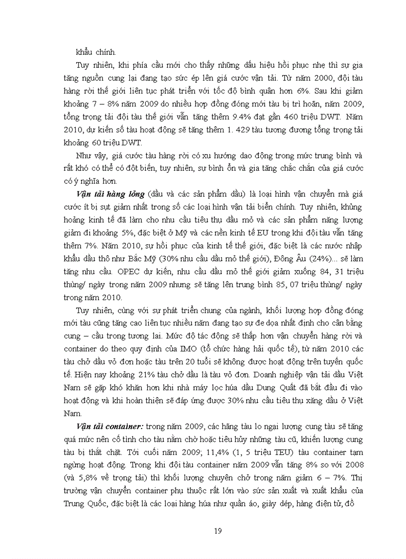 image for page Vấn đề hiểu quả kinh doanh trong các doanh nghiệp vận tải biển Việt Nam hiện nay