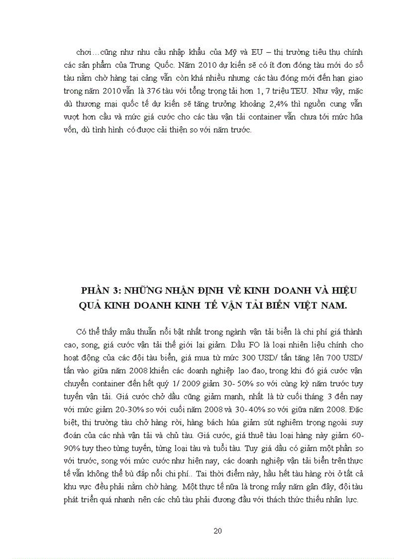 image for page Vấn đề hiểu quả kinh doanh trong các doanh nghiệp vận tải biển Việt Nam hiện nay