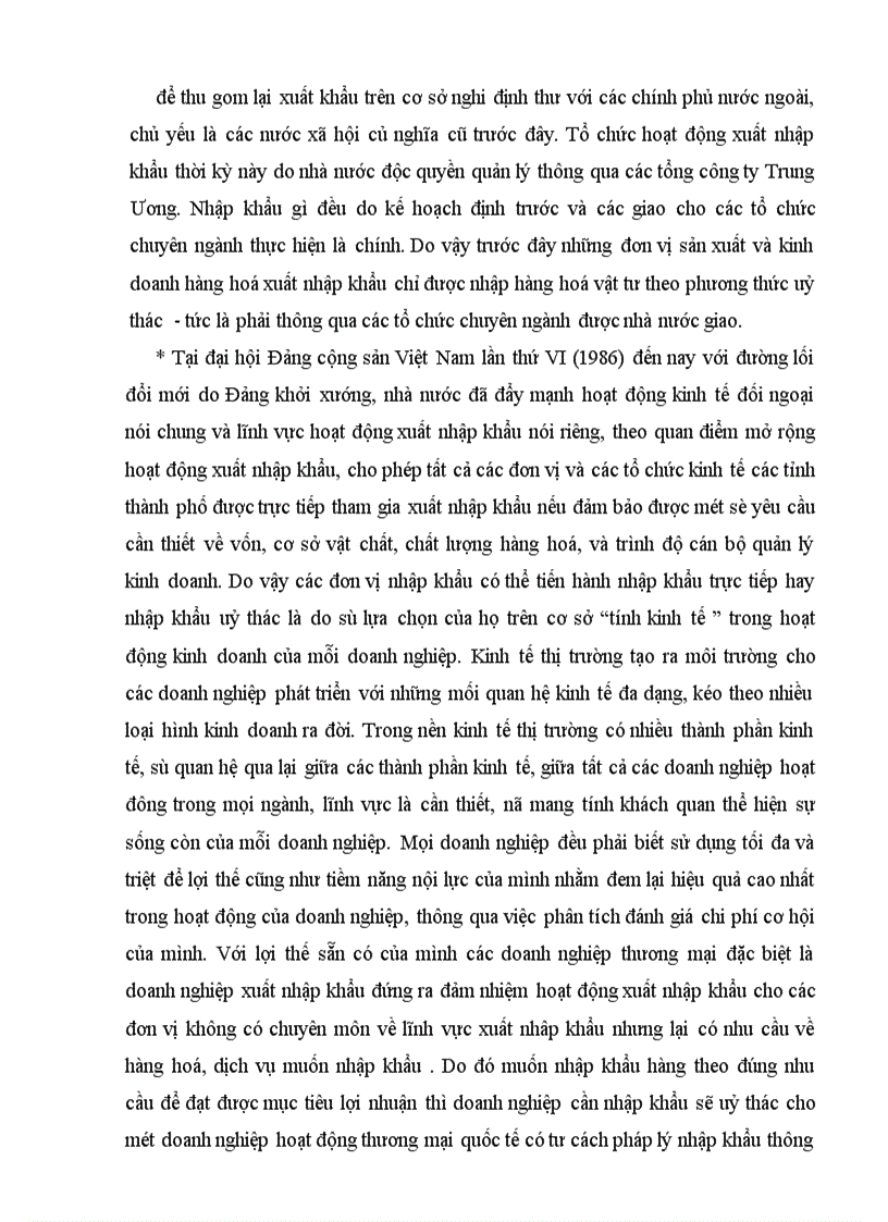 image for page Hoàn thiện phương thức nhập khẩu uỷ thác tại Tổng công ty Thành An