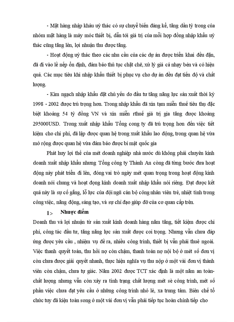 image for page Hoàn thiện phương thức nhập khẩu uỷ thác tại Tổng công ty Thành An