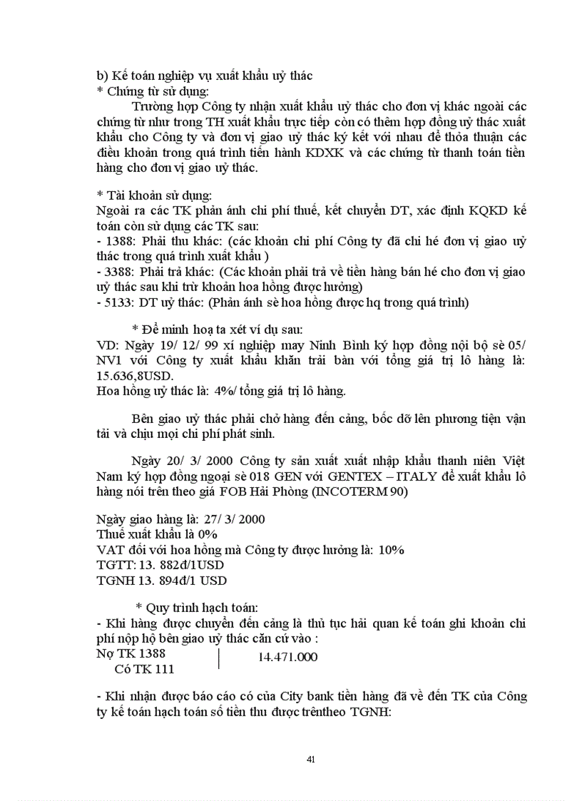 image for page Kế toán nghiệp vụ xuất khẩu hàng hóa