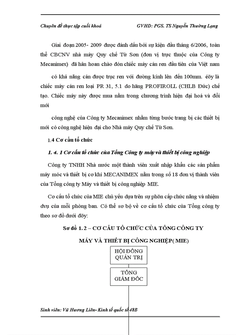 image for page Nâng cao hiệu quả nhập khẩu máy móc tại Công ty TNHH Nhà nước một thành viên XNK Sản phẩm Cơ khí MECANIMEX