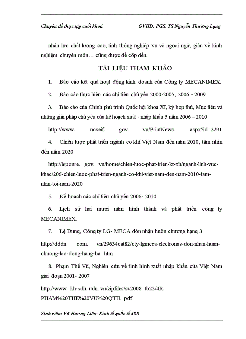 image for page Nâng cao hiệu quả nhập khẩu máy móc tại Công ty TNHH Nhà nước một thành viên XNK Sản phẩm Cơ khí MECANIMEX