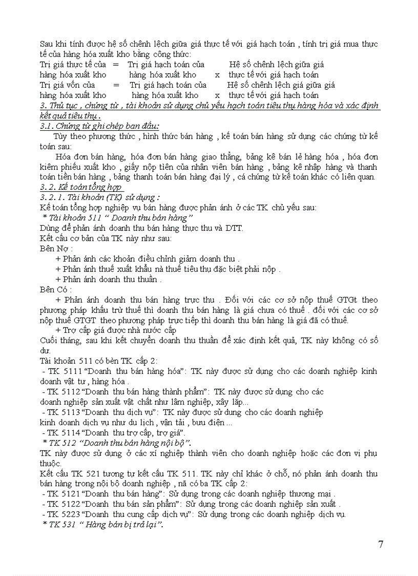 image for page Hạch toán tiêu thụ hàng hóa và xác định kết quả tiêu thụ ở Công Ty Bách Hóa Hà Nội