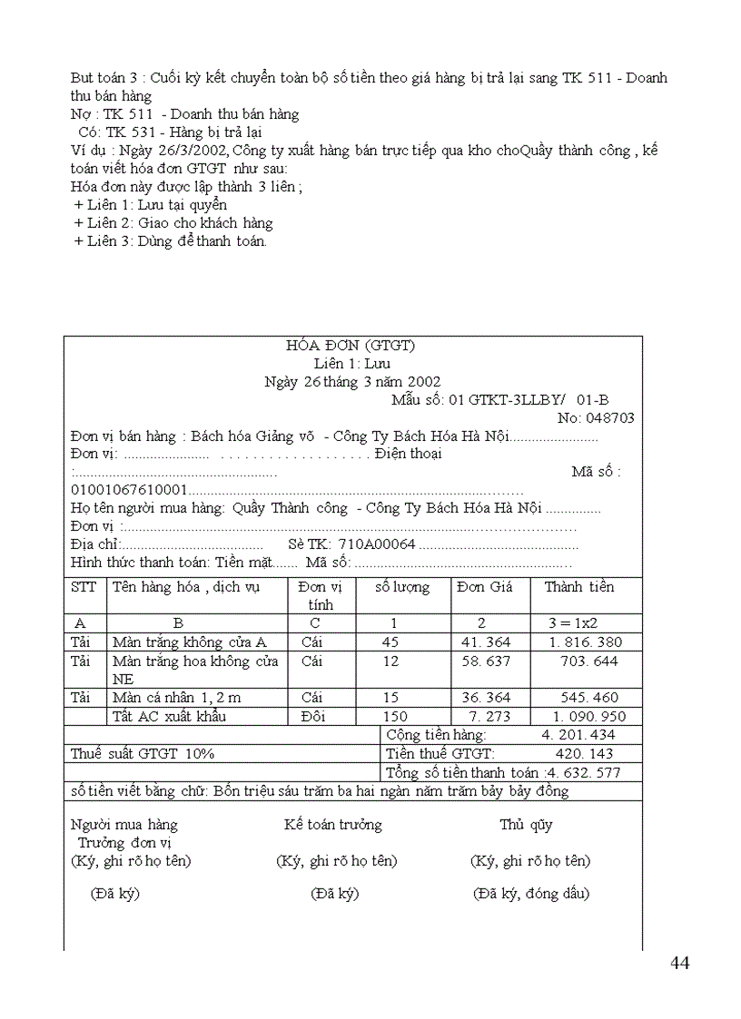 image for page Hạch toán tiêu thụ hàng hóa và xác định kết quả tiêu thụ ở Công Ty Bách Hóa Hà Nội