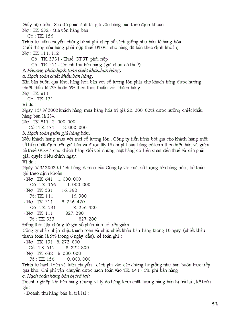 image for page Hạch toán tiêu thụ hàng hóa và xác định kết quả tiêu thụ ở Công Ty Bách Hóa Hà Nội