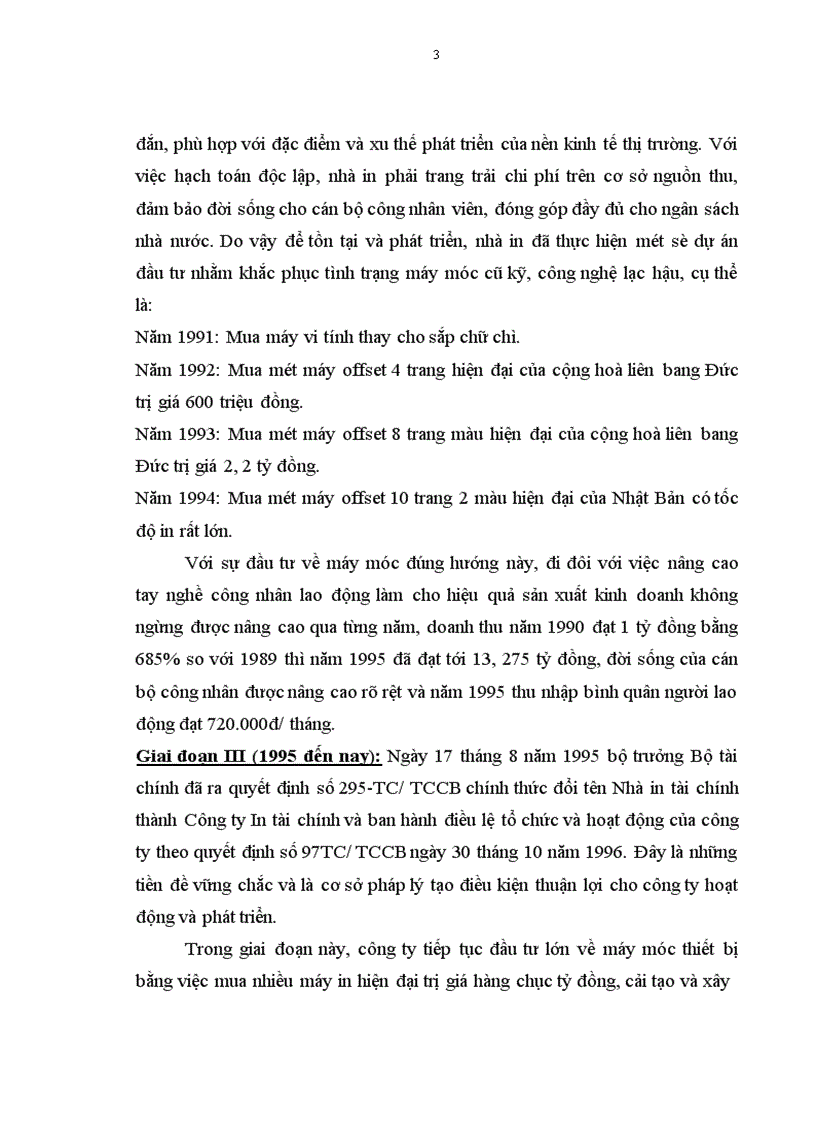 image for page Báo cáo thực tập tại Công ty In Tài chính