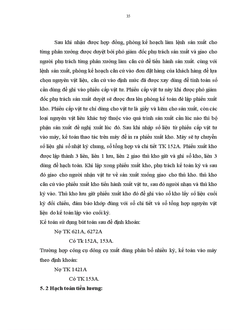 image for page Báo cáo thực tập tại Công ty In Tài chính