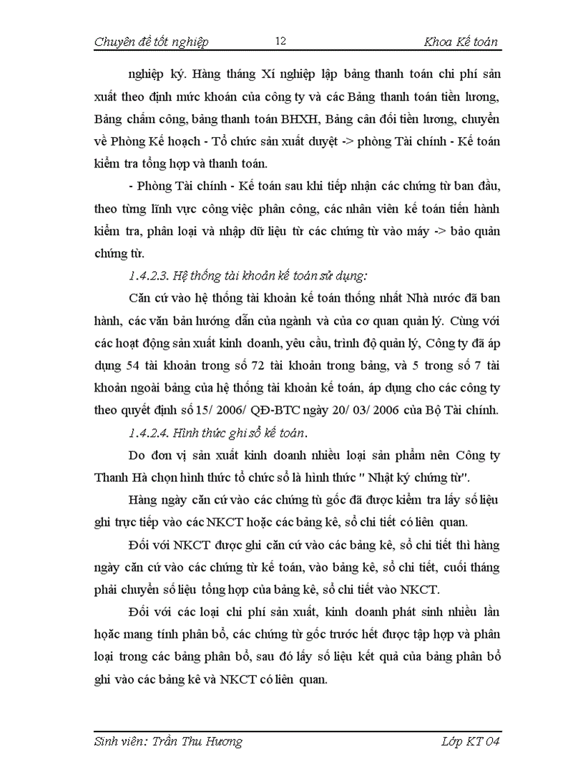 image for page Một số kiến nghị nhằm hoàn thiện công tác kế toán nguyên vật liệu tại Công ty Thanh Hà.