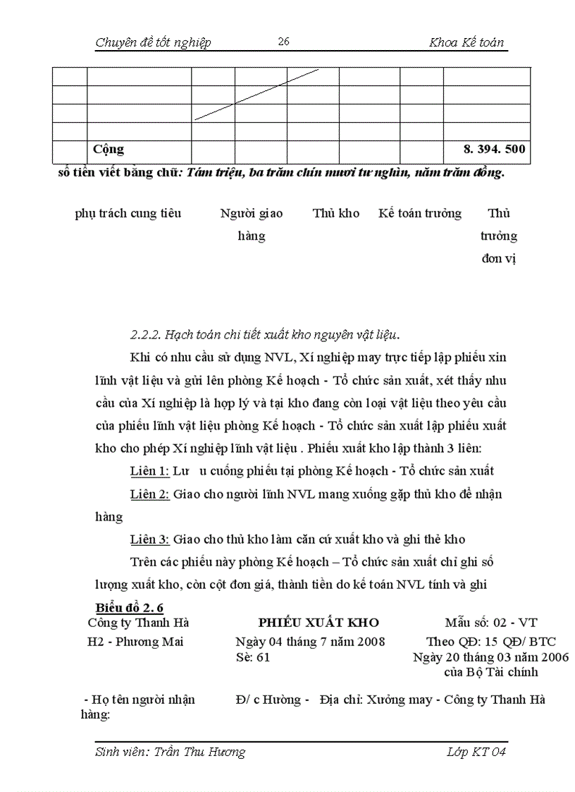 image for page Một số kiến nghị nhằm hoàn thiện công tác kế toán nguyên vật liệu tại Công ty Thanh Hà.