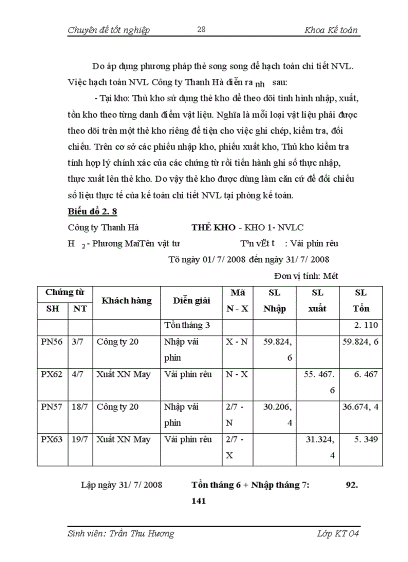 image for page Một số kiến nghị nhằm hoàn thiện công tác kế toán nguyên vật liệu tại Công ty Thanh Hà.
