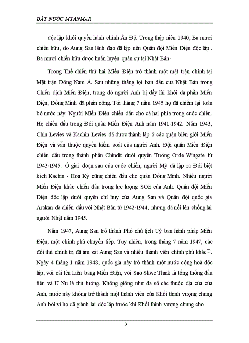 image for page Quan hệ giữa Việt Nam và Myanma và các giải pháp thúc đẩy quan hệ của hai nước